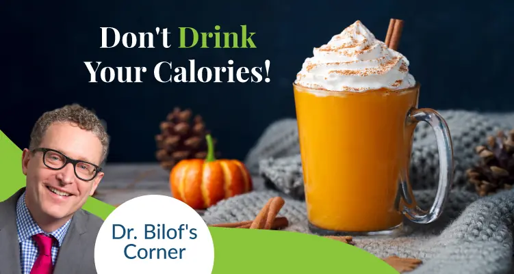 Pumpkin spice latte and Dr. Bilof newsletter
